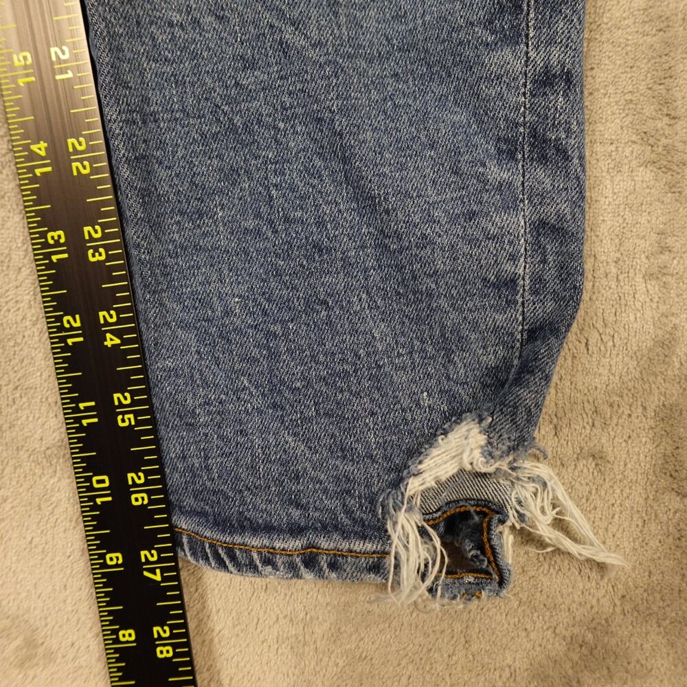 Agolde Jeans‎ Toni Slim High Rise Ankle Women's 28 distressed hems Stratosphere - Picture 4 of 12
